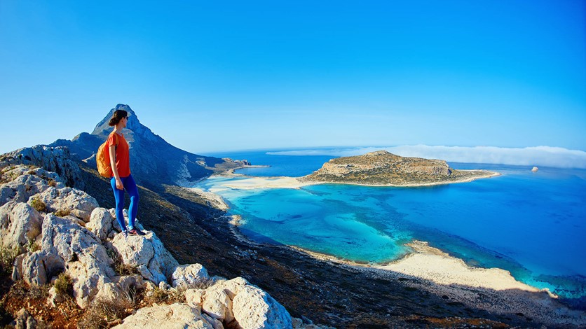 Hiking around the peaks, mountains and coastline of Kefalonia, Greek Islands