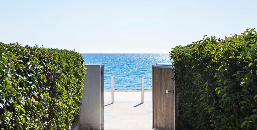 Step out of the Beachfront Suites, straight onto the coastline at Lourdata, Kefalonia