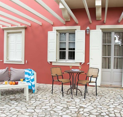 Enjoy your own spaces during your holiday at Magnolia Apartments, Fiscardo, Kefalonia, Greek Islands