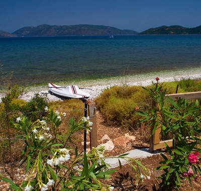 Beach access from Villa Frydi, Karavomilos, Kefalonia, Greek Islands