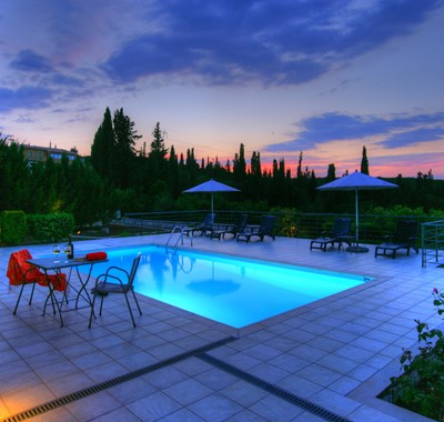 Enjoy a romantic poolside date with stunning views at Villa Gaeta Fiscardo, Kefalonia, Greek Islands