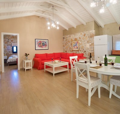 Spacious open plan living, perfect for entertaining at Villa Theano, Sami, Kefalonia, Greek Islands