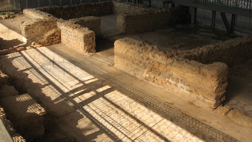 Ancient History in Blue Jasmine Hotel, Skala