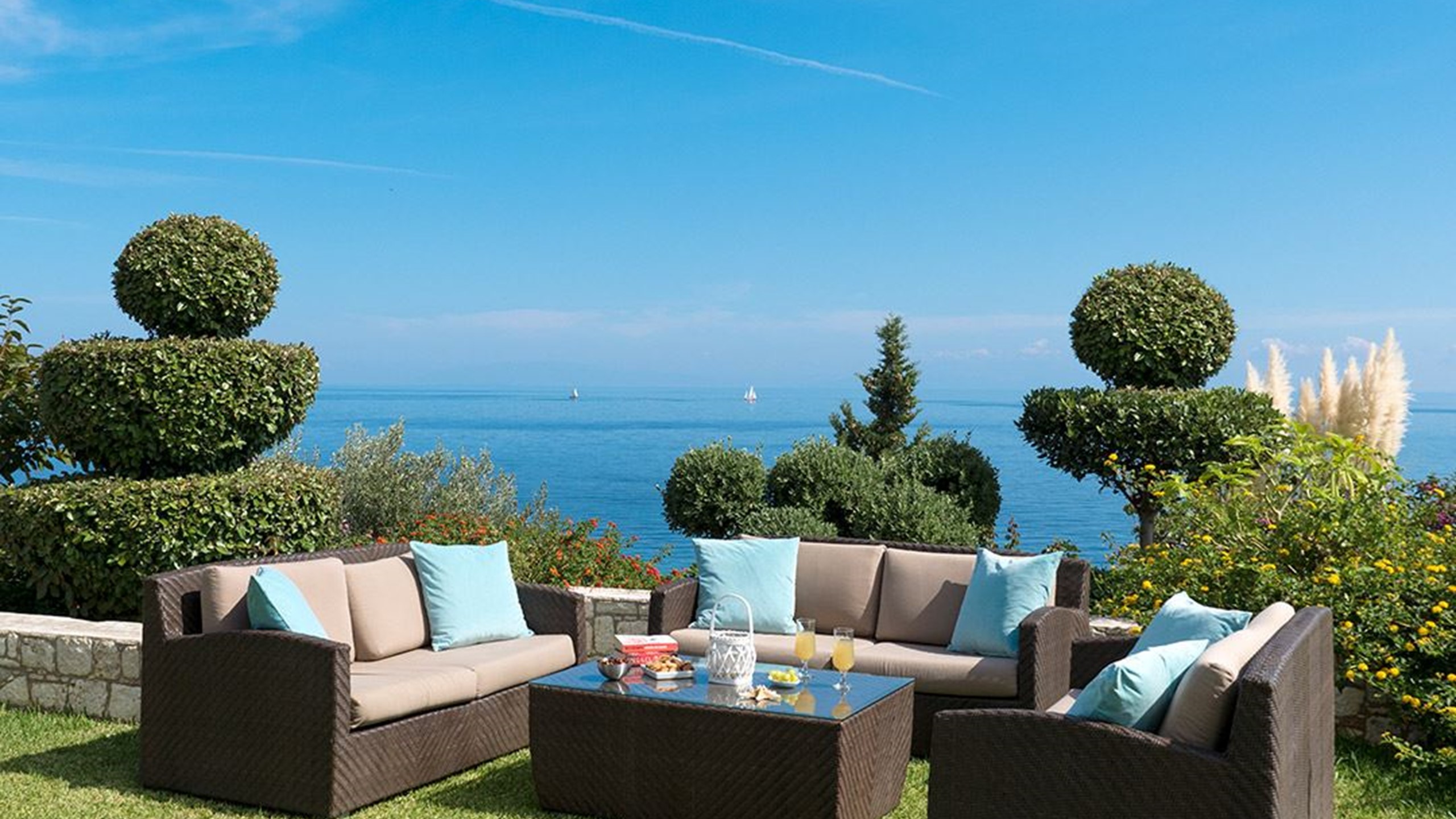 Fantastic 26m Junior Suite With 20m Balcony With Sea View Greek Island Retreats